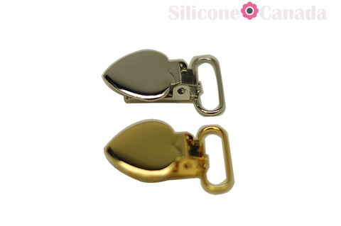 Heart Metal Clips