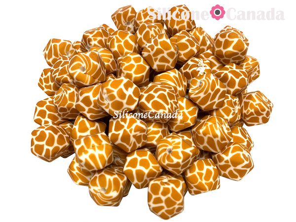 Hexagons Patterned Print