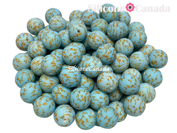 Summer Flower Silicone Print Beads
