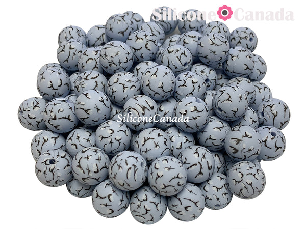 Winter Flower Silicone Print Beads
