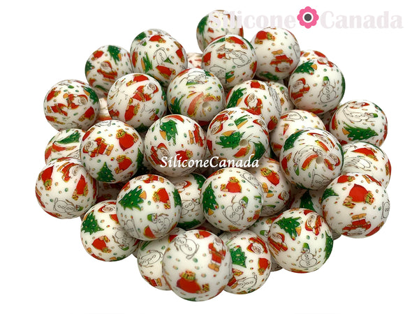 Christmas Print Beads