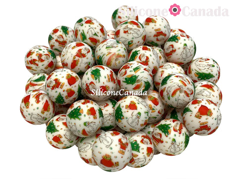 Christmas Print Beads