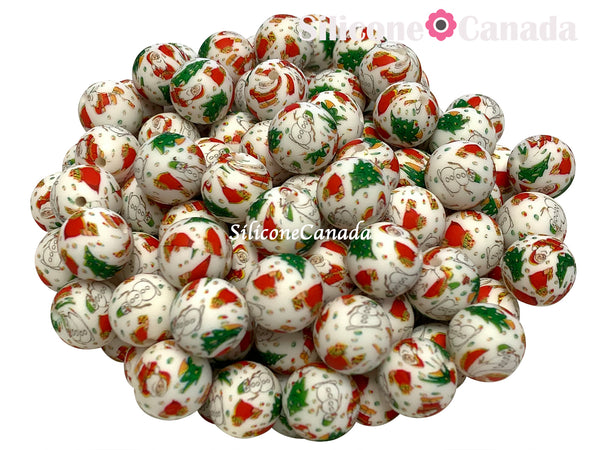 Christmas Print Beads