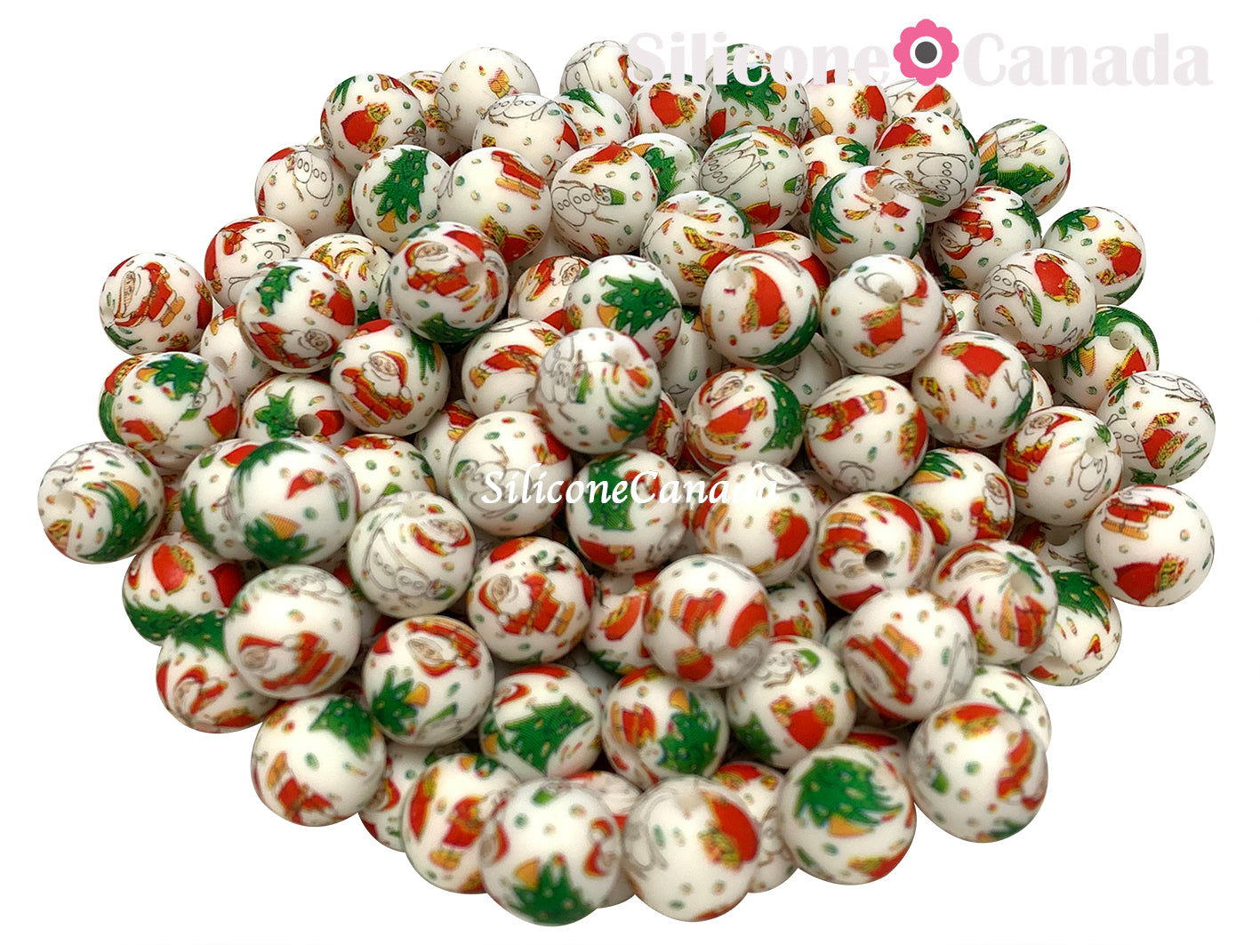 Christmas Print Beads