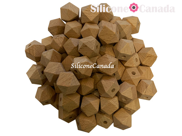 Natural Wood Hexagons