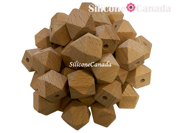 Natural Wood Hexagons