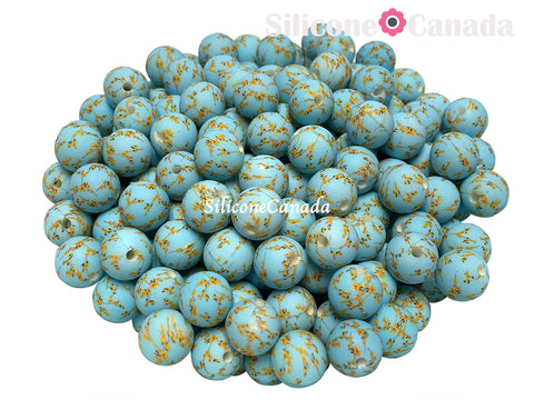 Summer Flower Silicone Print Beads